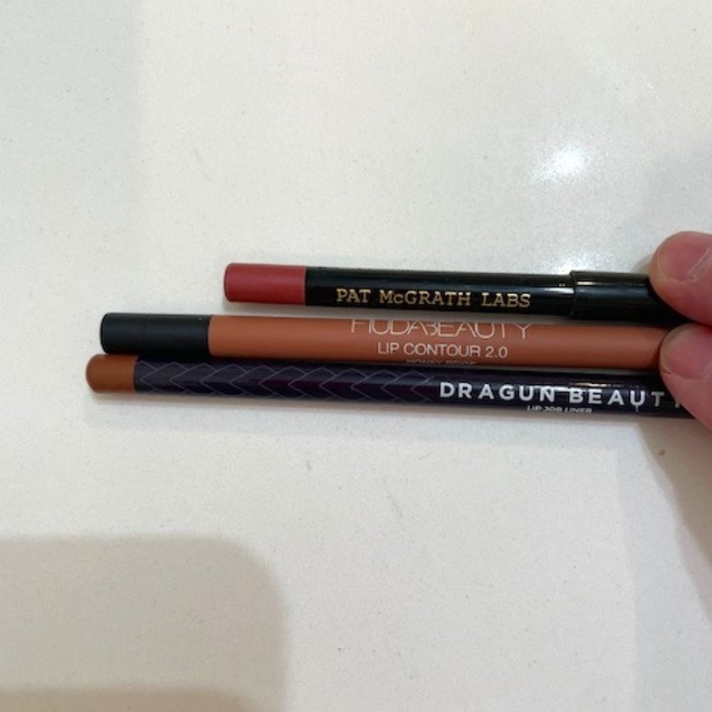 Bundle of Lip liners - Huda, Pat McGrath, Dragun Beauty